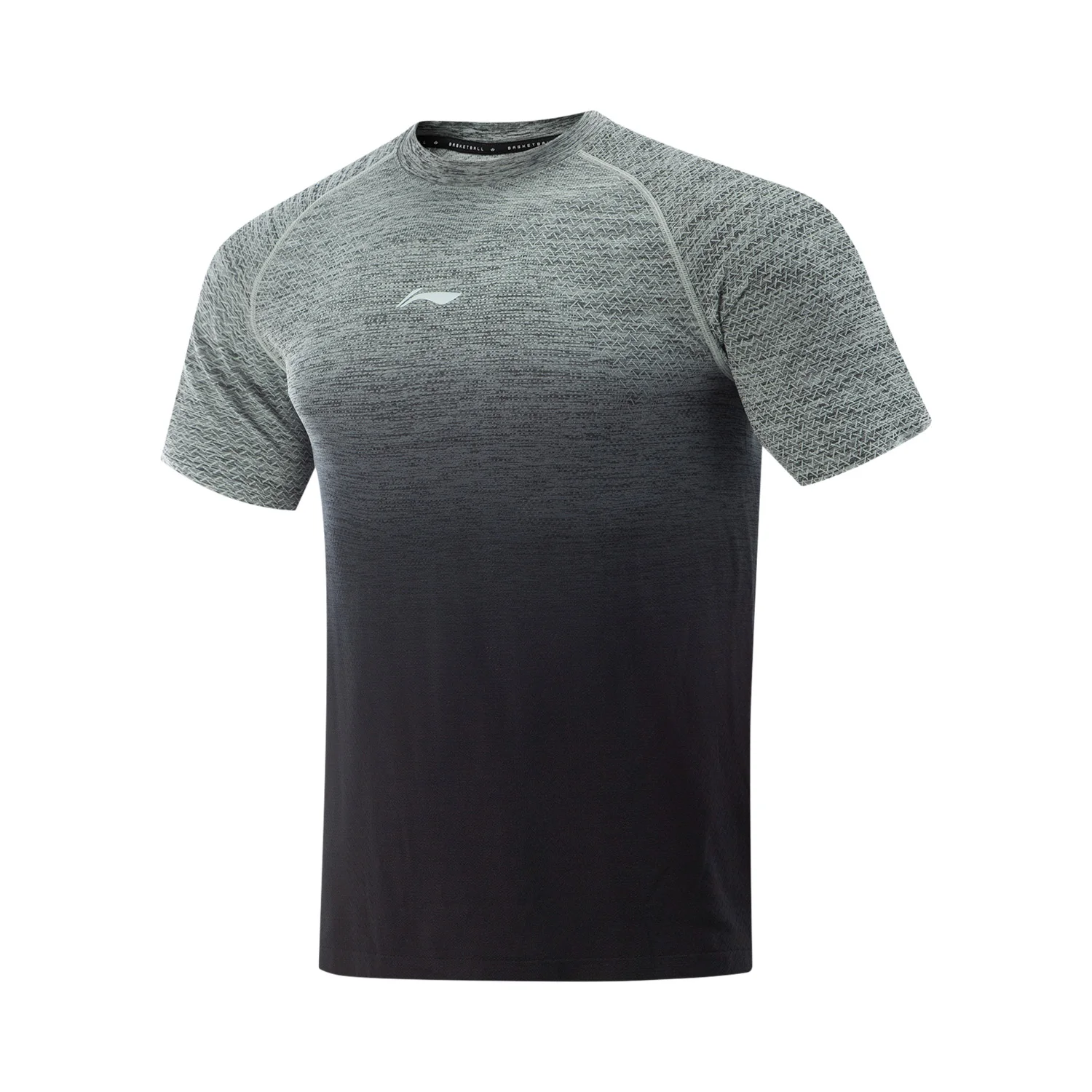 Li-Ning Men JIMMY BUTLER Professional Basketball T-Shirt 66%Polyamide 34%Polyester Slim Fit LiNing Crew Neck Tee Tops ATSV049 men sport tees
