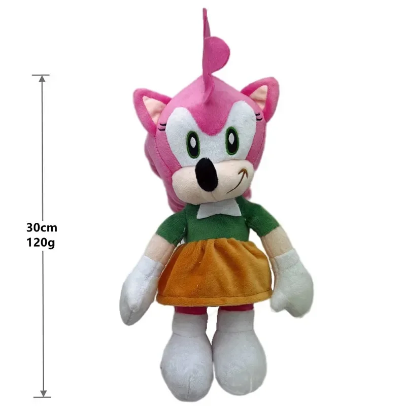 thumbnail image 1 of Sonic Peluche Toy 30cm Amy Rose Knuckles Tails Peluche Lindo Muñeco de Peluche Suave Regalos de Cumpleaños Juguetes para Niños Regalos de Cumpleaños, 1 of 5