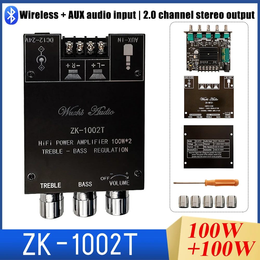 DollaTek ini HIFI Scheda aplificatore di potenza Bluetooth 5.0 odulo