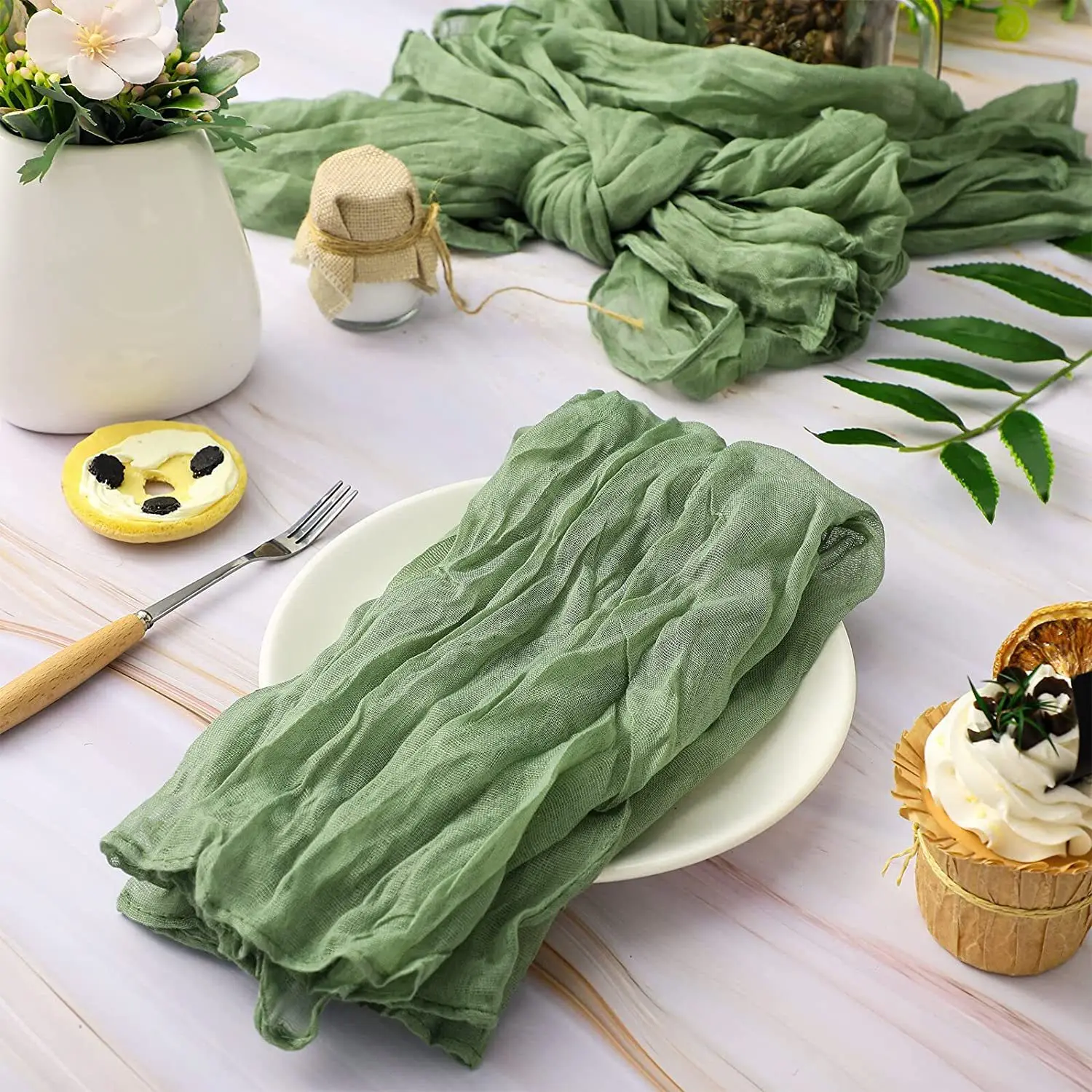 Napkin Polyester 50x50cm 10pcs Wedding Party Decoration polyester napkins