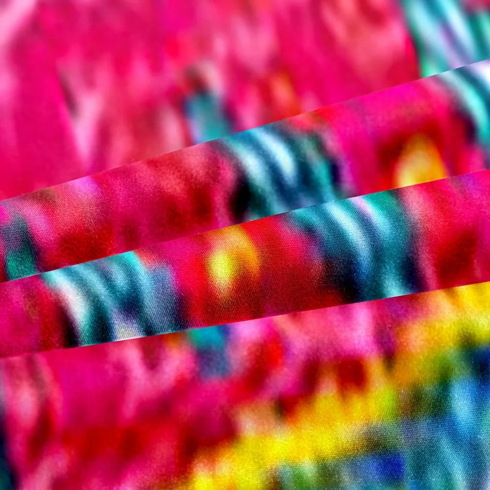 Set di biancheria da letto colorato, 3 pezzi, stile esotico