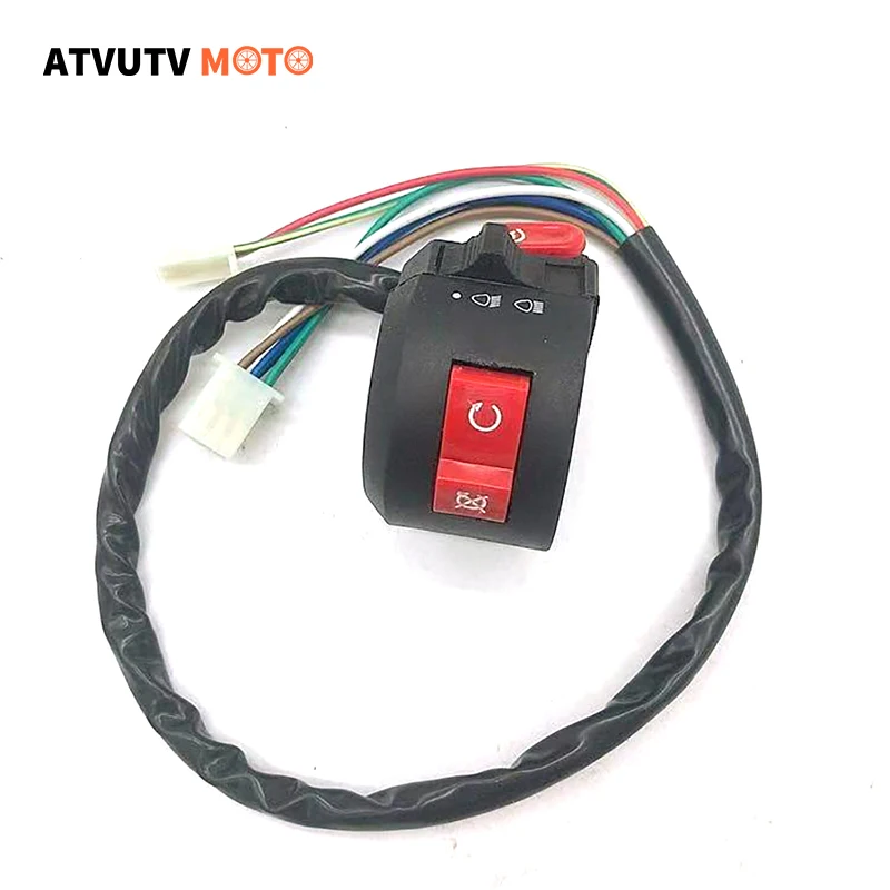 7/8 Pollici 22Mm Manubrio Sinistro Kill Light Starter Switch 8 Pin Per Cinese Coolster Taotao 50Cc 70 Cc 90Cc 110Cc Atv Quad