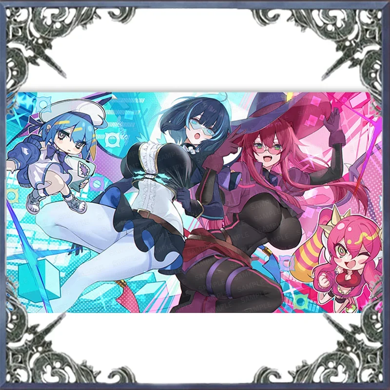 

Yugioh OCG Evil Twins Evil Twin Lil-la Evil Twin Ki-sikil Card Pad Paymat YGO Mat 60*35cm DIY in Stock