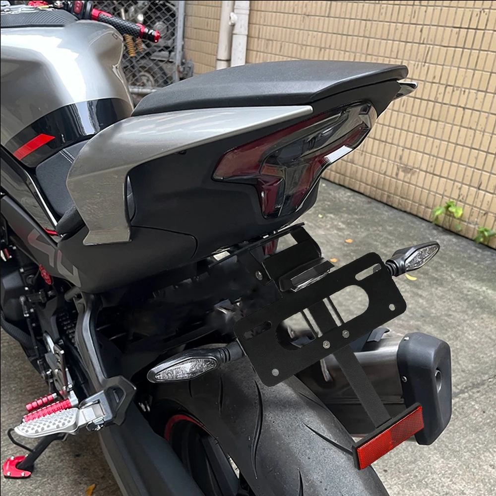 

450NK 2022-2024 License Plate Holder Bracket Rear Tail Tidy Fender Eliminator Kit FOR CFMOTO 450SR/SR-S/SS 2022 2023 2024 2025