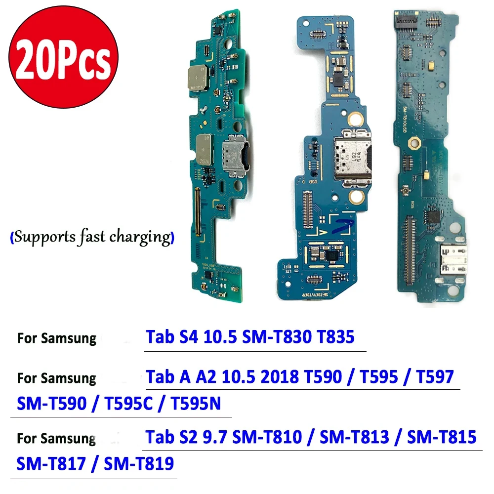 

20 шт., Новый USB-разъем для подключения док-станции для Samsung Tab S2 9,7