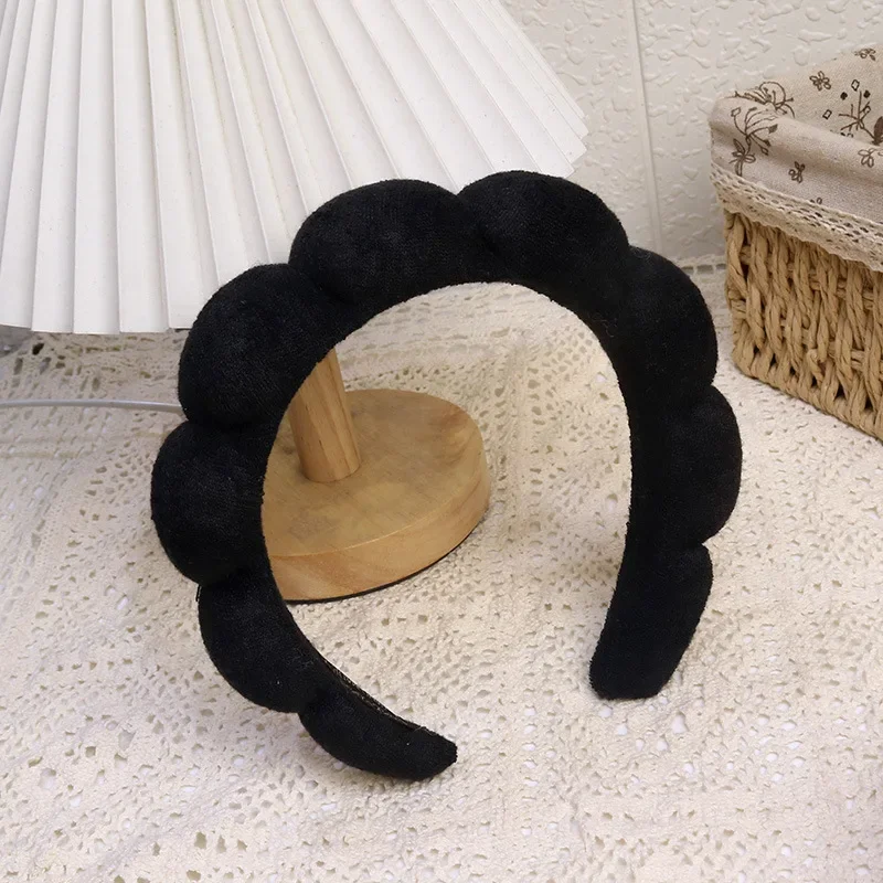 Acquista 1 paio di braccialetti per il lavaggio del viso da corsa per yoga da donna, fascia per il lavaggio, in microfibra assorbente in Italia a partire da 1.62