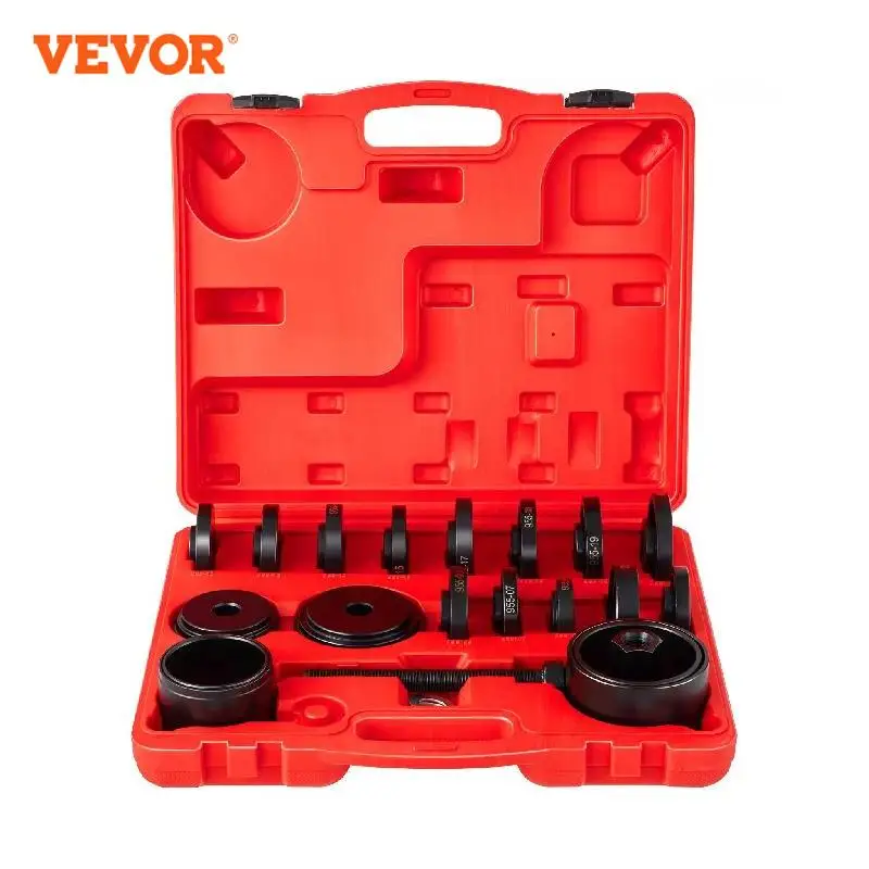 VEVOR 23 Pcs FWD Front Wheel Drive Bearing Adapters Puller Press Replacement Installer Removal Tools Kit for Cars Light Trucks