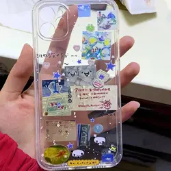 Korean Creative Splicing Graffiti Star Phone Case - OPPO Reno 10 Pro 5G (T - 208G240830TA1)