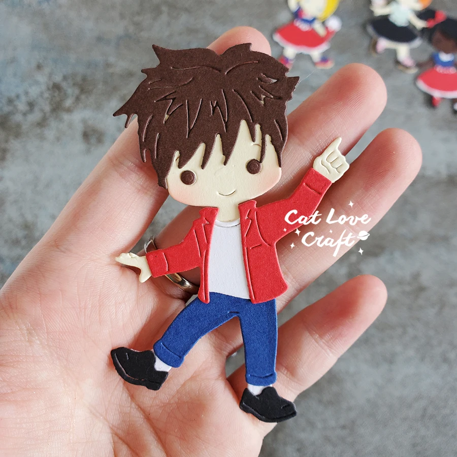 캣러브 양말 홉 파티 소년 소녀, 금속 절단 다이 스크랩북 스텐실 다이 컷 카드 제작, DIY 공예 엠보싱, 새로운 다이 2022