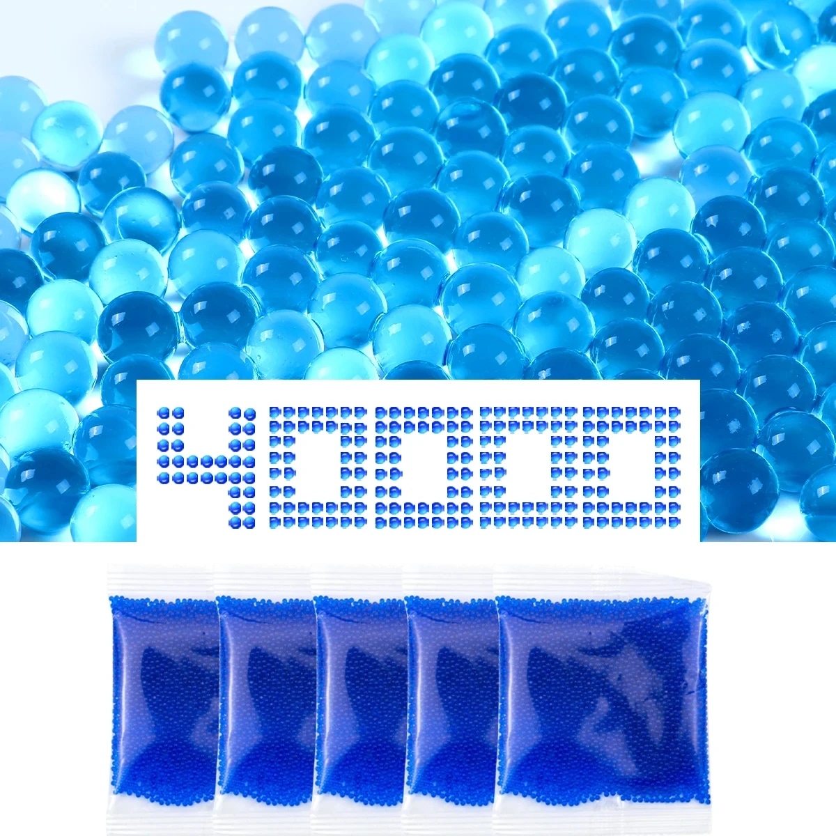 5pcsTransparentGrowHomeandGardenCrystalSoilWaterBeadsRoom