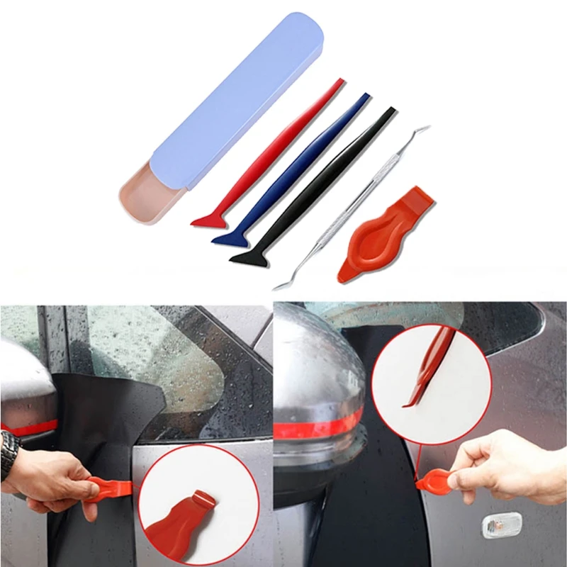 Car Stickers Wrap Vinyl Tools Micro Squeegee Scraper car wrapping tools car sticker remover vinyl squeegee window tinting squeegee automotive film tools