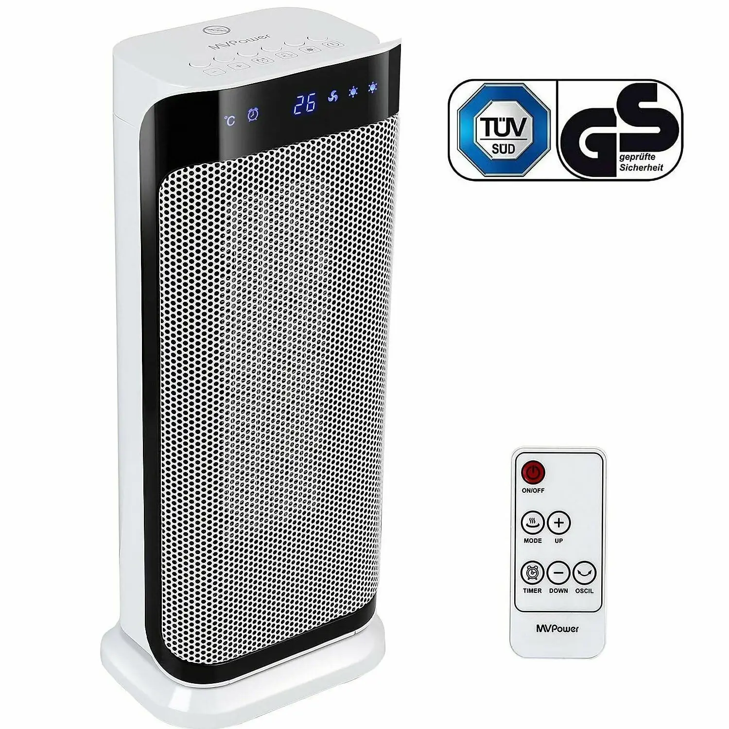 Remote Control Ceramic Heater Energy Saving Ceramic Stove Electric