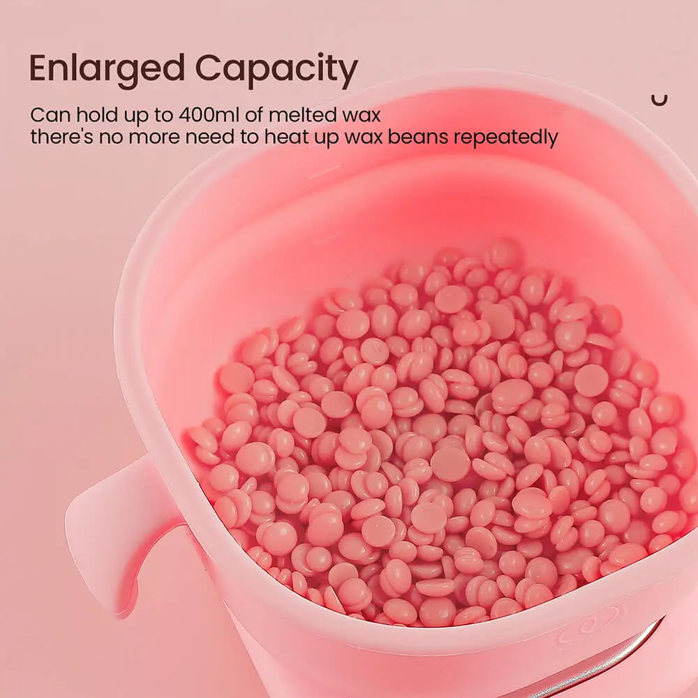 400ML Silicone Bowl Wax Heater Machine Hair Removal Wax-melt Machine Depilatory Wax Melting Warmer Wax Heating Base Pot Melter_voghion.com