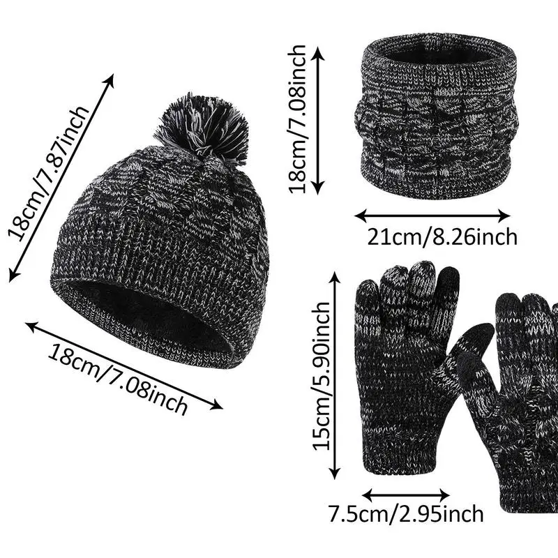 Рисунок 6 - Шапка шарф перчатки набор для детей