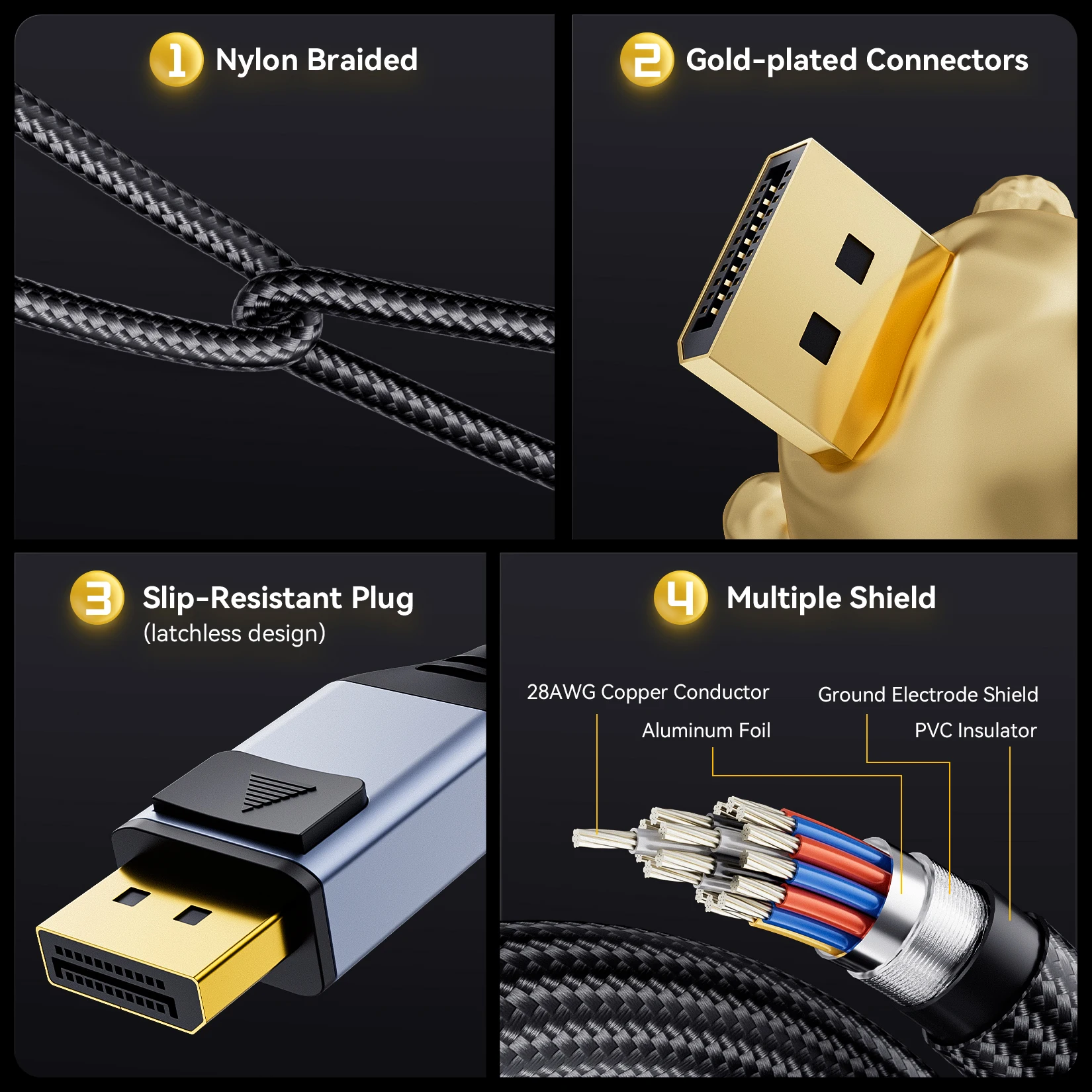 Ȱ 8K HDMI 2.1 - ÷Ʈ 1.4 ̺ 4K HDMI - ÷Ʈ 144Hz ȯ  HDMI 2.1 Է - ÷Ʈ DP 1.4 