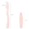 3PCS Portable Eyebrow Trimmer Safe Eyebrow Shaper Foldable Eyebrow Trimmer Razor Blade Razor Women's Makeup Tools 6