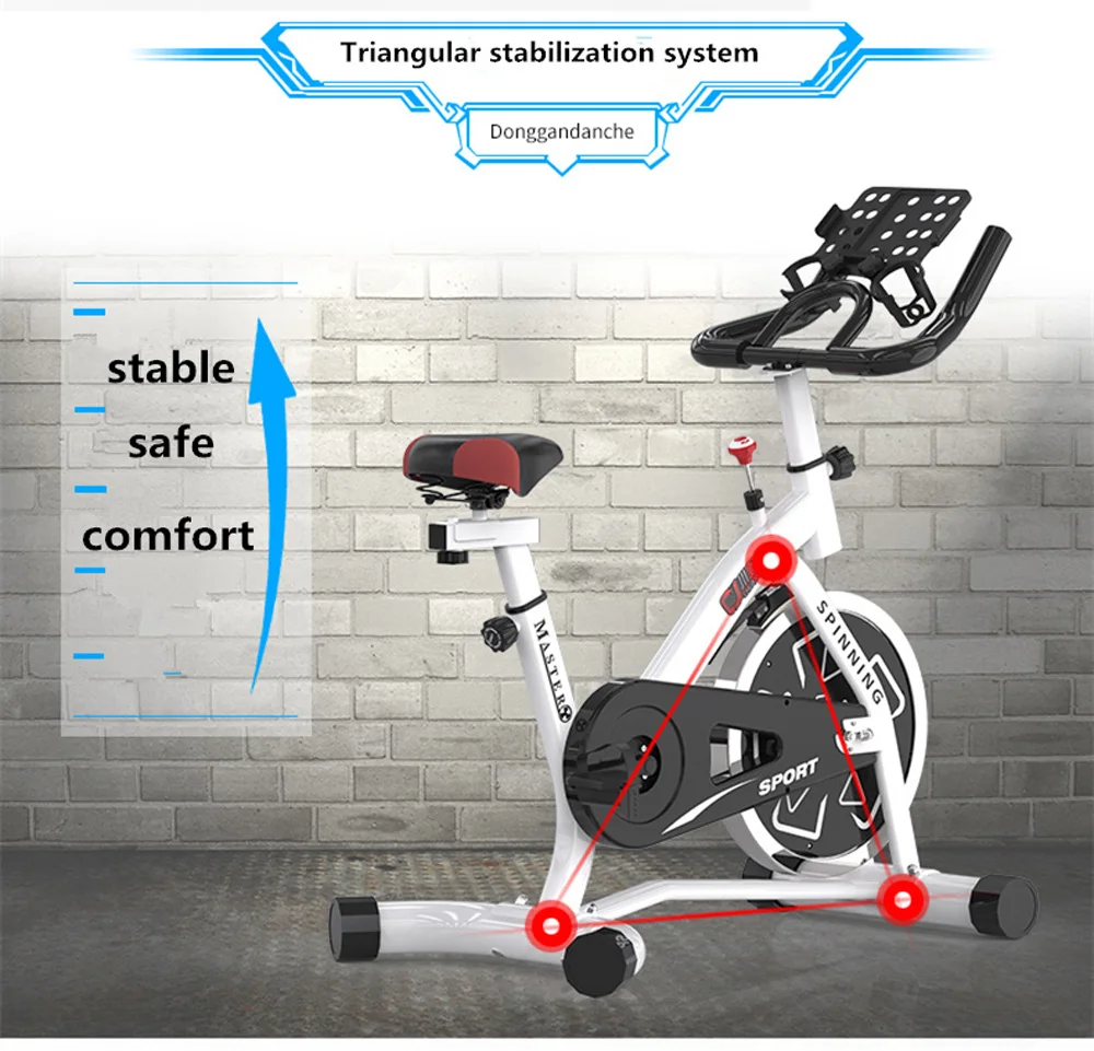 Family Fitness Bicycle Indoor Spinning Bikes for Gyms and Fitness Rooms for Intense Interval Training