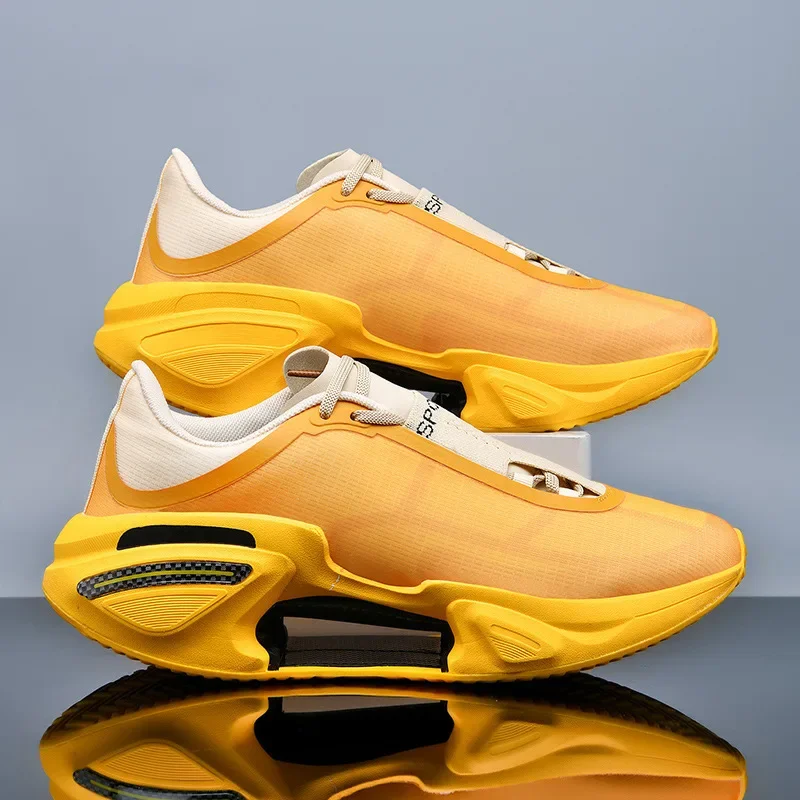 Outdoor Racing Shoes Men Retro Trendy Slow Running Sports Shoes Training Sneakers