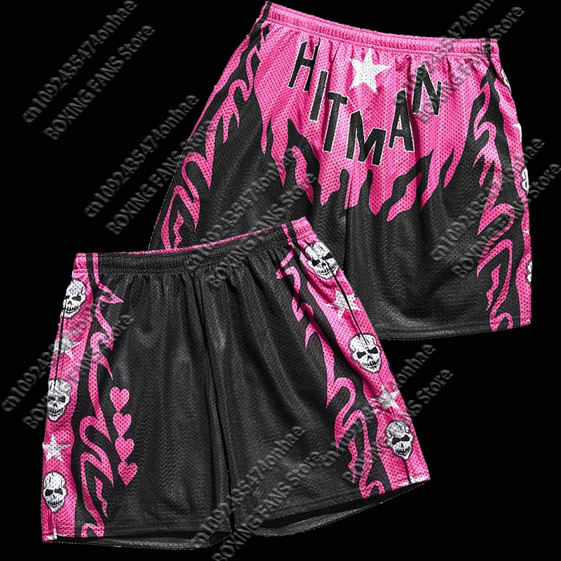 Bret Hart Hart Foundation Hitman Wwf Wwe Retro Shorts