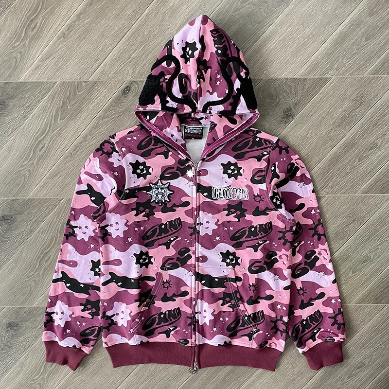 Glo Gang The Glory Full Zip Hoodie - AliExpress