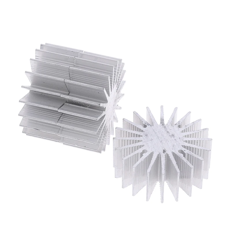 LED 알루미늄 방열판 라디에이터, 가정용 램프 라디에이터 교체 가능, 1W, 3W, 5 개