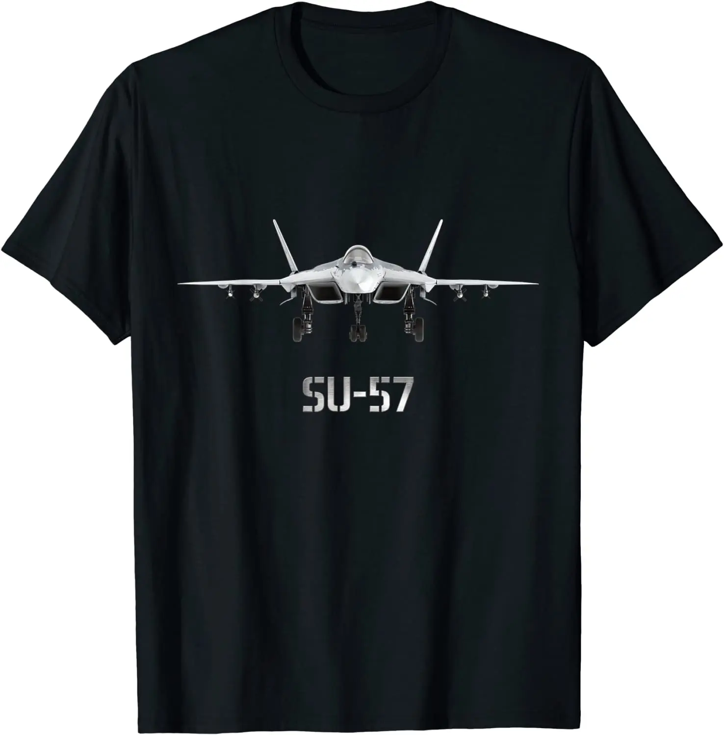 

SU-57 Russian Fighter Jet Air Force Men T-Shirt Short Sleeve Casual 100% Cotton O-Neck Summer TShirt