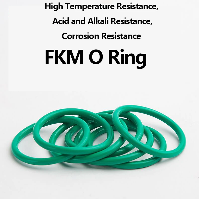 CS 1.5mm FKM O Ring,Fluorine Rubber O-Ring Gasket, Mechanical Seal  Washer,Sealing Ring OD 4mm - 30mm,50 pieces in a pack