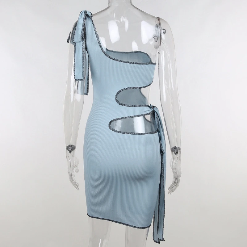 Bandagem sem Mangas Jacuqeline Ombro Sexy Oco Fora Bodycon Vestido Feminino Strapless Clube Mini Vestidos Oufits Verão 2022 um 4 Computers & Electronics
