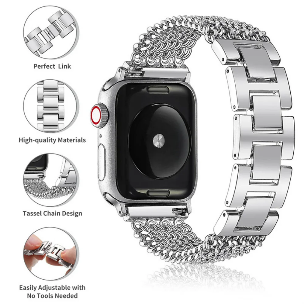  ġ  ݼ Ʈ, ü ũ ո , iWatch ø Ʈ 8 7 6 5 4 3 SE , 44mm, 40mm, 45mm, 41mm, 42mm, 38mm, 49mm