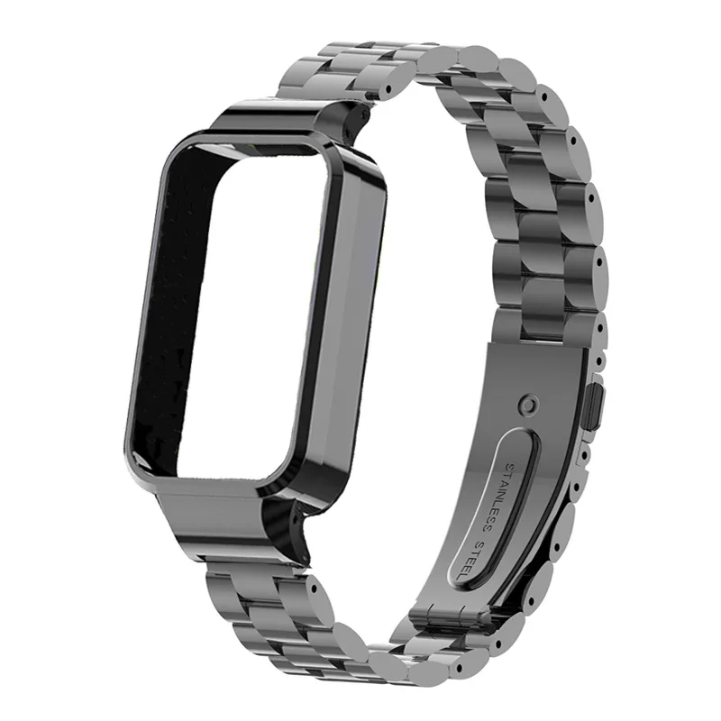 Stylish Stainless Steel Case & Strap