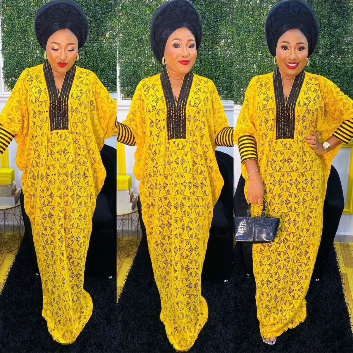 

2023 African Dresses for Women Dashiki Summer Elegant V-neck African Clothing African Femme Slim Evening Long Dress 2 Piece Sets