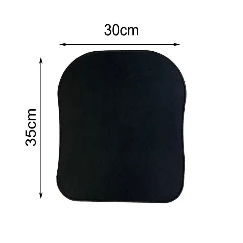 Slide Pad Not Easy To Slip No Layering 35*35*0.4cm (package Size) Weight 175 Grams Kitchen Tools Mat Durable No Glue Black