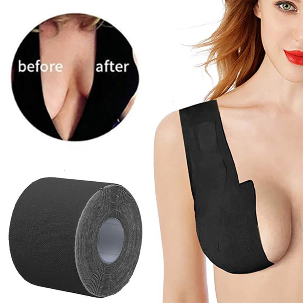 Women Transparent Breast Lift Tape Body Boob Push up Bob Tape Invisible Bra  Nipple Cover Breast Lift Booby Strapless Stickers - AliExpress