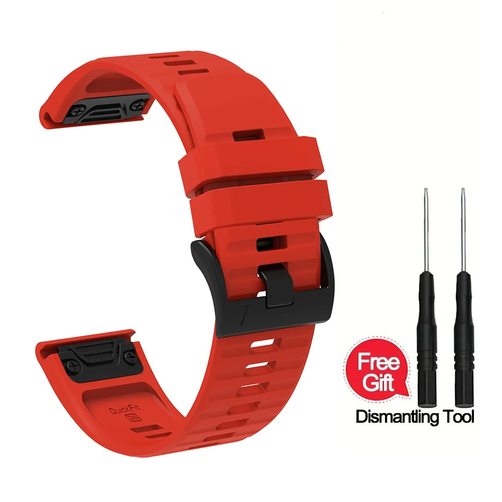 Premium QuickFit Silicone Watch Strap - 26mm & 22mm Options