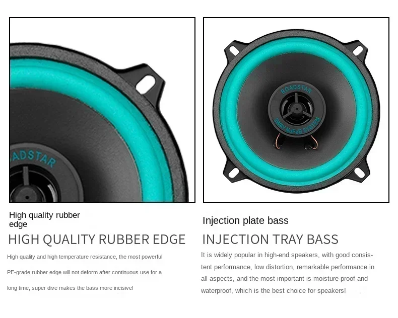Universal Car Speakers - 4/5/6.5 Inch Coaxial High Sensitivity Audio System