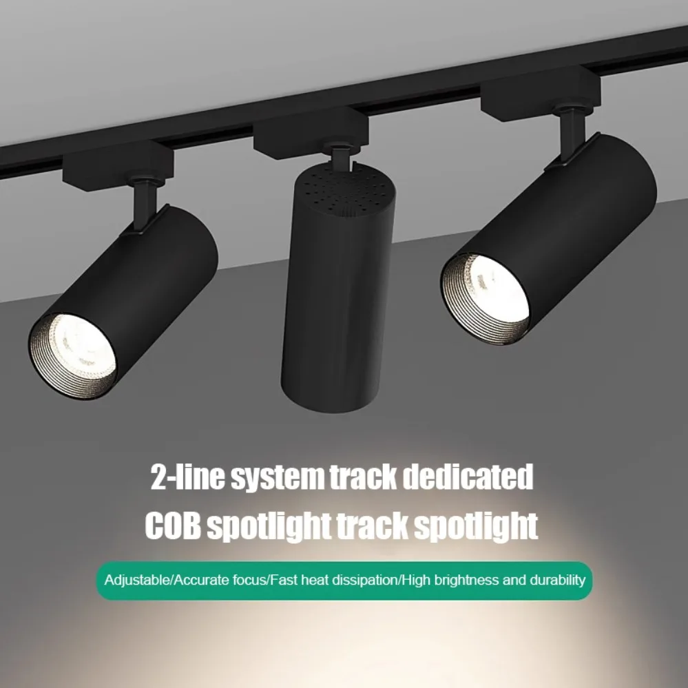 LED Track Light 220V Ceiling Spot Led 10/20/30W Ceiling Lamp for Living Room Kitchen Line Lighting Rail Systems Spotlight Set
