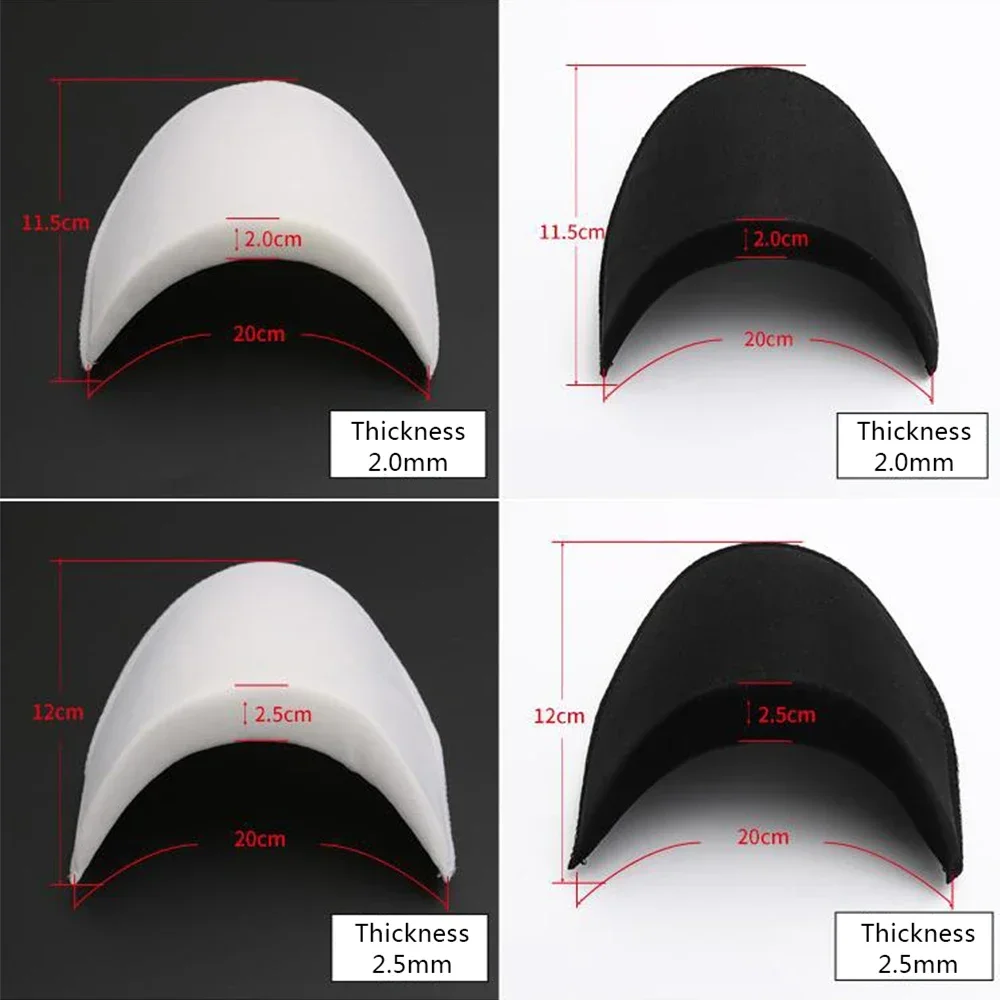 Shoulder Pads 6 Pairs Sewing Shoulder Pads Women Men Set-in Foam Sponge Knitwear Blazer Coat T-Shirt Clothing Accessories