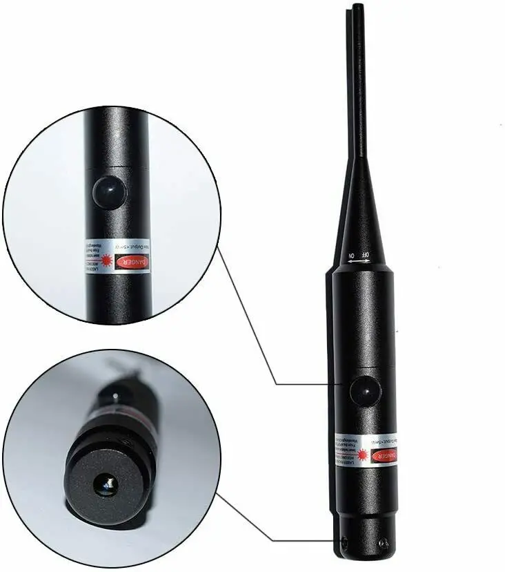 Hunting Red Laser Bore Sighter for .177 to .50 Caliber Scope Red Dot Sight laser bore sight