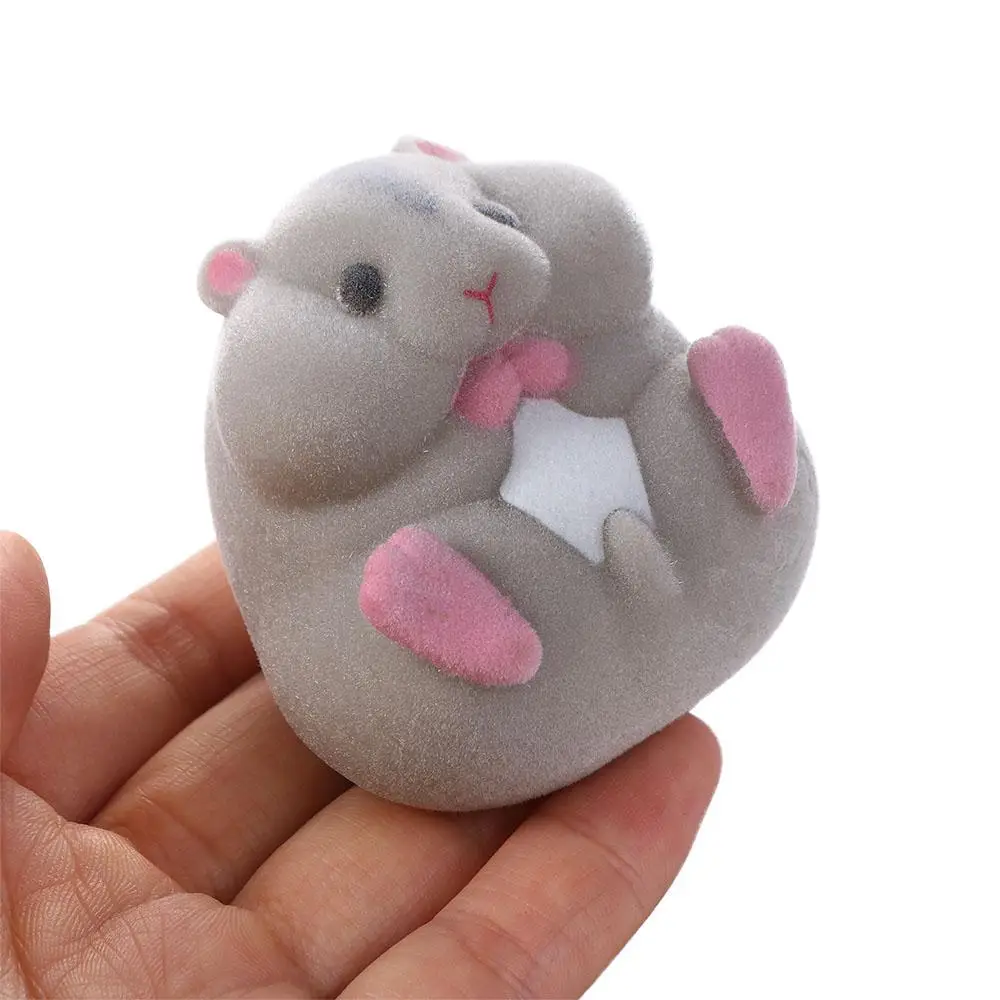 Toys Kawaii Anime Hamster Fatty Milky Stress Relief Soft Hamster Capsule Toys Gashapon Gashapon Capsule