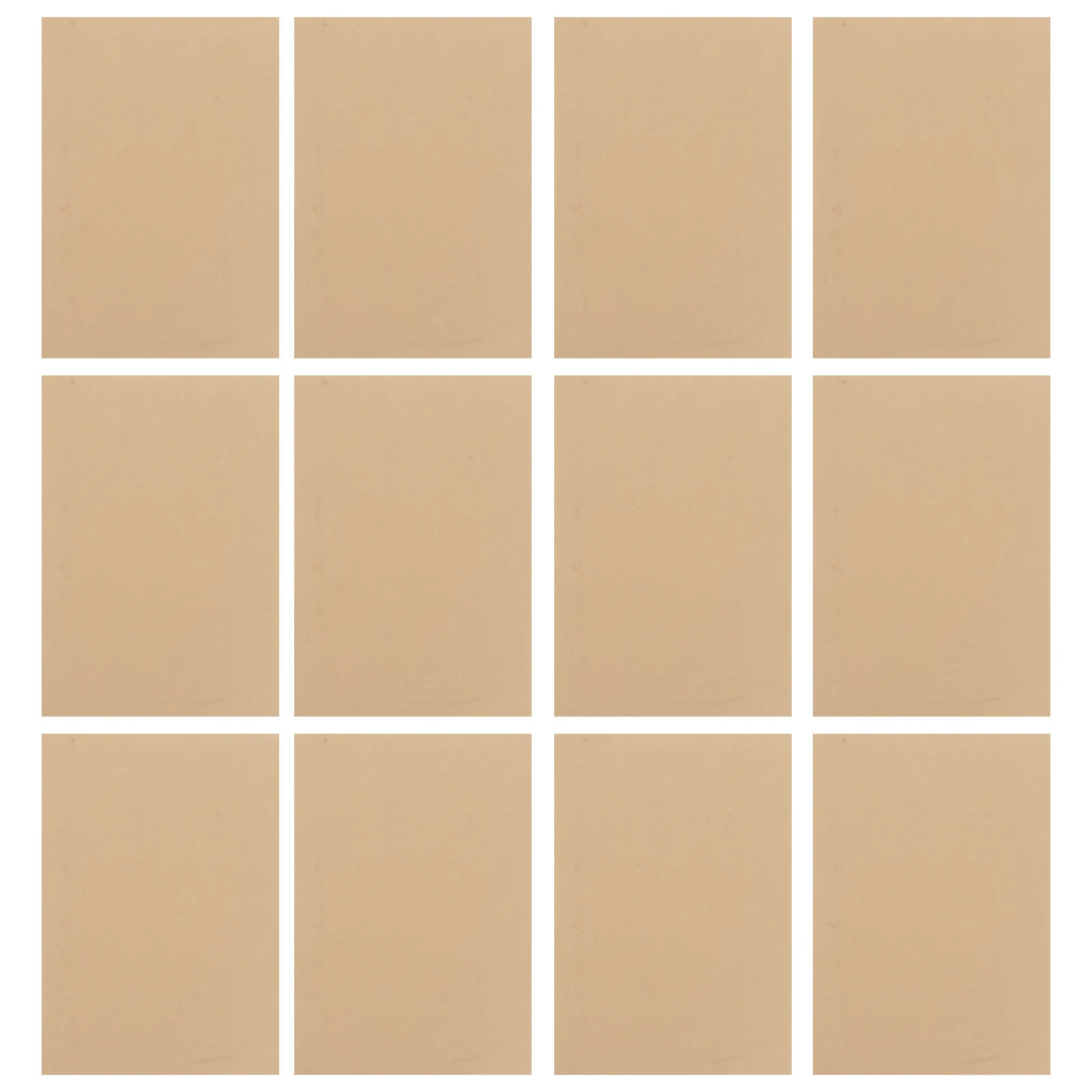 100 매 A4 크래프트 편지 용지 DIY 선물용 라이트 브라운 포장 문구 비즈니스 사용 스크랩북 교실 공예품