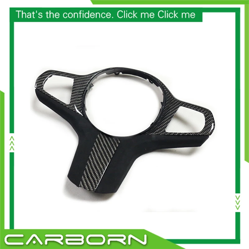 

Replace Style Carbon Fiber For BMW G30 G38 G32 G14 G15 G16 G01 G08 G02 G05 G06 G07 G29 2020-2022 M-sport Steering Wheel Cover