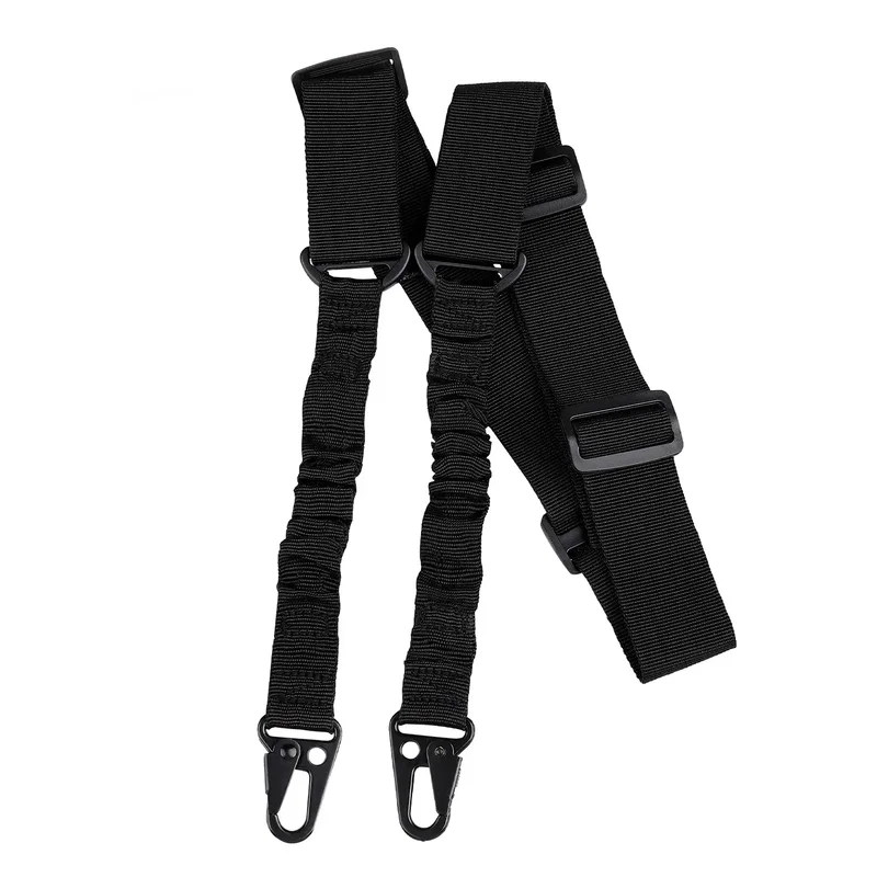 Tactical Two Points Sling Shoulder Strap Army Durable Nylon Rifle Belt Heavy Duty Sling for Outdoor Hunting Sports Accessories