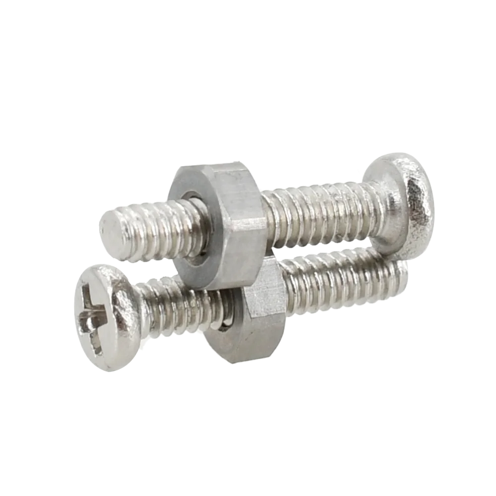 Stainless Steel Screws Screw Bolt Nut Set Stainless Steel Glasses Watch Screw Nuts Kit