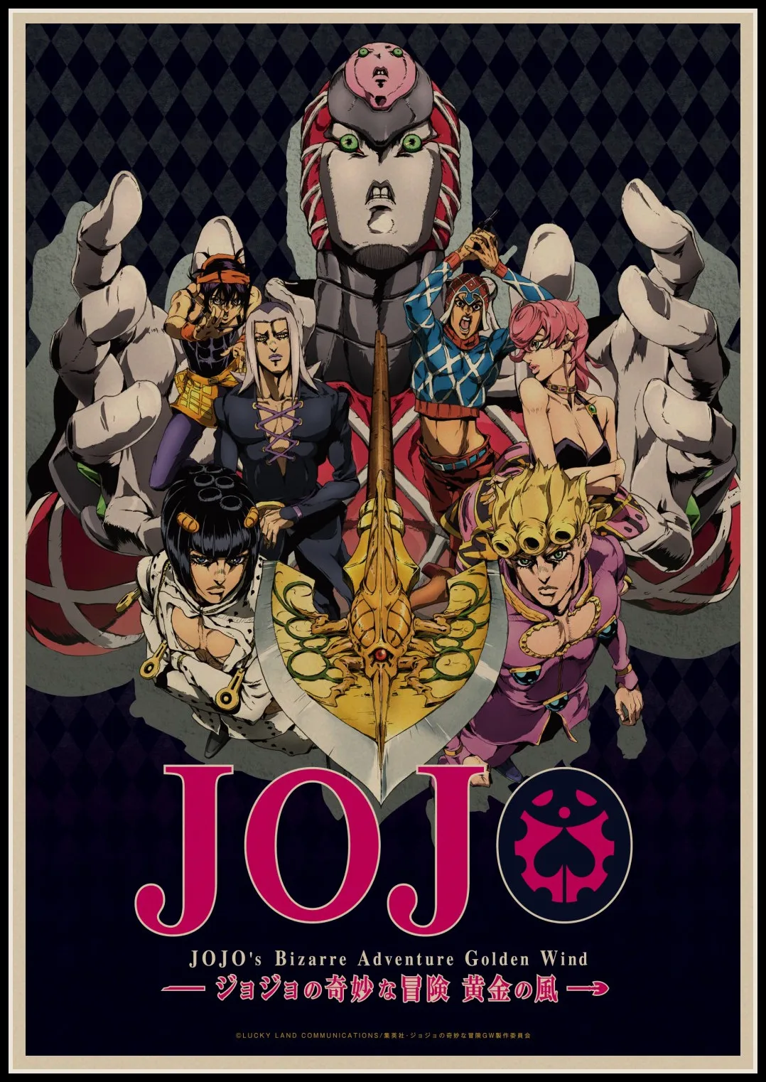 JOJO's Bizarre Adventure ポスター Плакат JoJo Bizarre Adventure | AliExpress