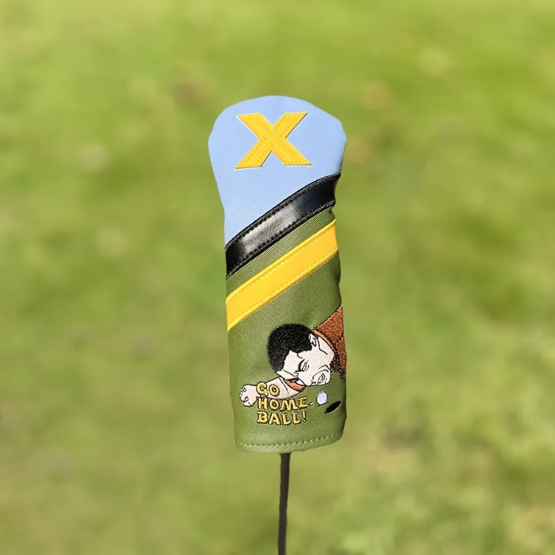 Golf Headcovers, Driver Wood Cover Set, Driver Fairway Hybrid Golf Wood Clubs Head Cover 5