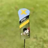 Golf Headcovers, Driver Wood Cover Set, Driver Fairway Hybrid Golf Wood Clubs Head Cover 5