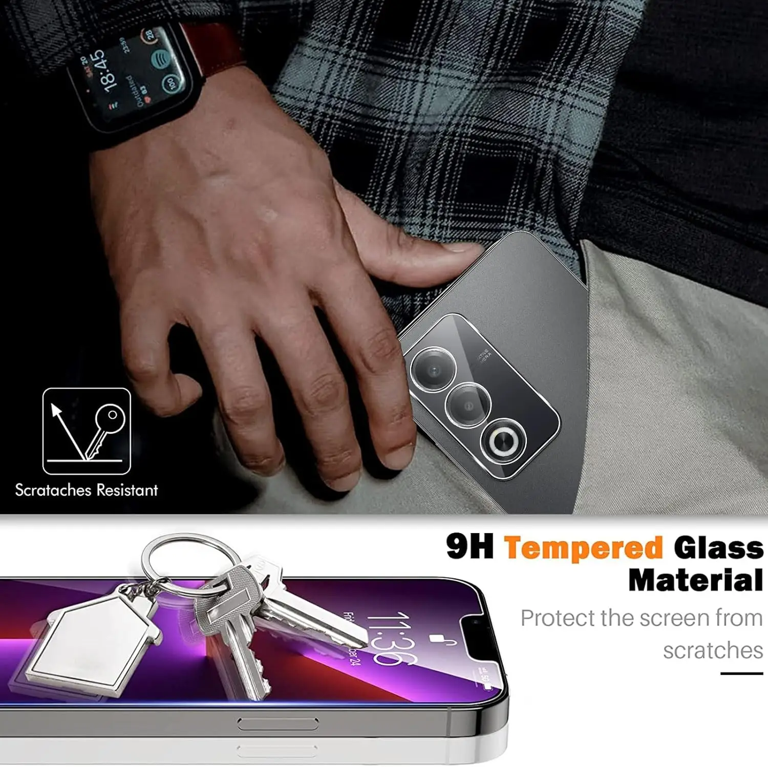 Premium 2.5D 9H Tempered Glass Screen Protector
