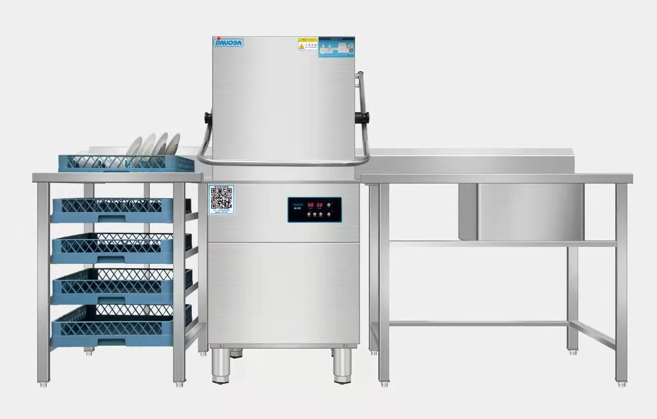 Drying And Disinfecting Cabinet Restaurant Kitchen Tableware Cleaning Dishwasher Machine 6
