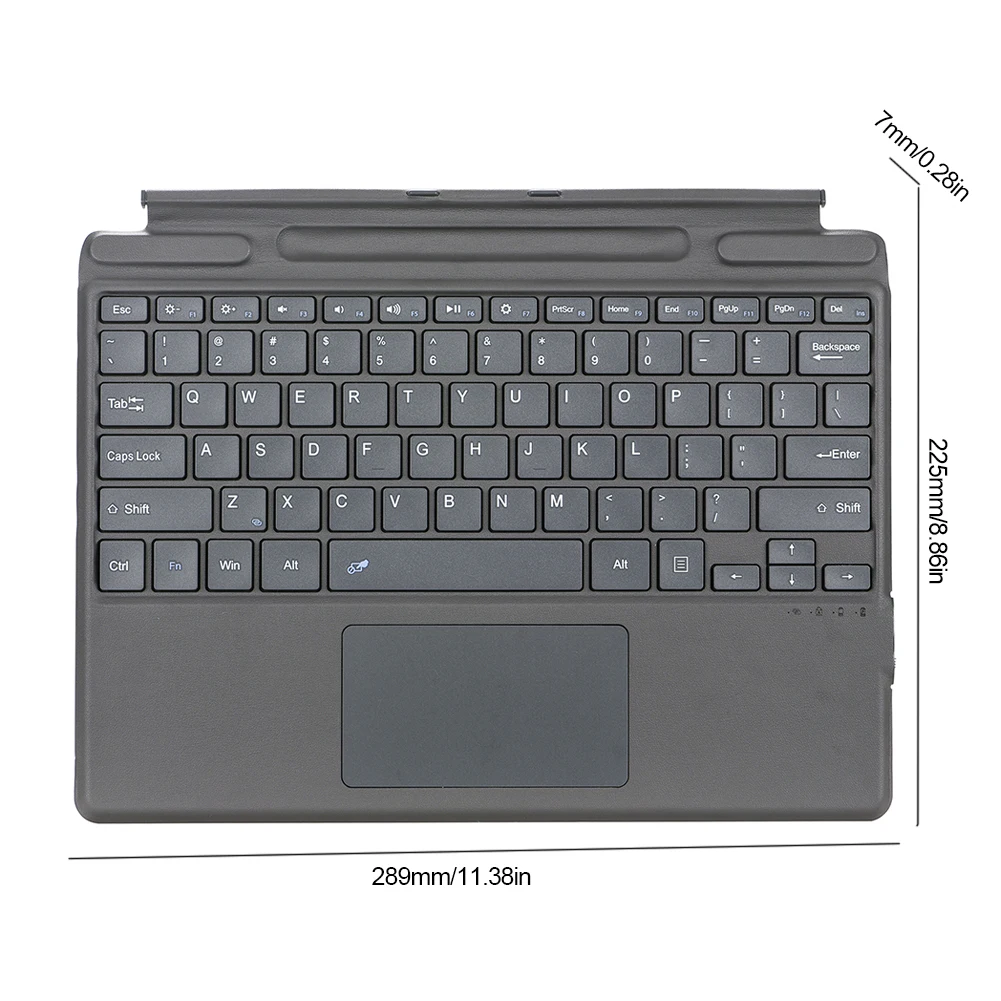 Backlit Wireless Bluetooth-compatible 5.0 Keyboard For Microsoft Surface Pro8/X/Pro9 Wireless Keyboard for Surface Pro 3/4/5/6/7