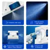 Liectroux YW509 Robot Window Vacuum Cleaner, Double Water Spray,Laser Sensor,Auto Glass Wet Mop,Home Floor Window Cleaning Robot 4